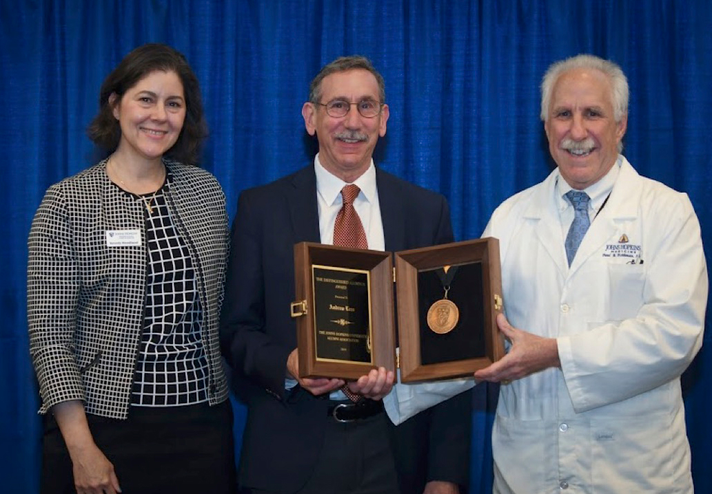 Andrew Lees Receives Hopkins Distinguished Alumni Award